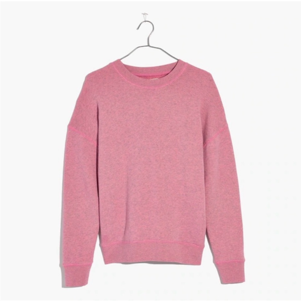 Madewell Mainstay Sweatshirt in Heathered Petal